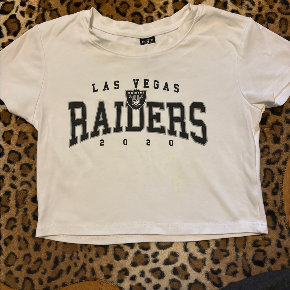 NFL White Las Vegas Raiders Short Sleeve Tee